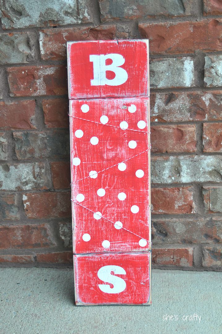 She's crafty Wooden Message board